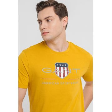 Tricou din bumbac cu model logo