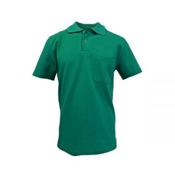 Tricou polo barbat, verde, Saturn M