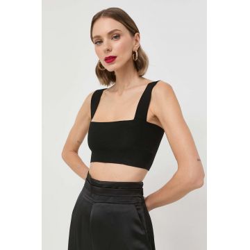 Victoria Beckham top femei, culoarea negru 1222KAC003635A