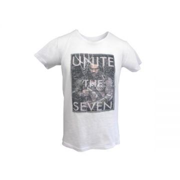 Tricou barbat Scarface, Unite the Seven alb, marime L