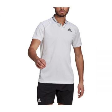 Tricou barbati adidas Club Rib Tennis Polo GL5456, S, Alb