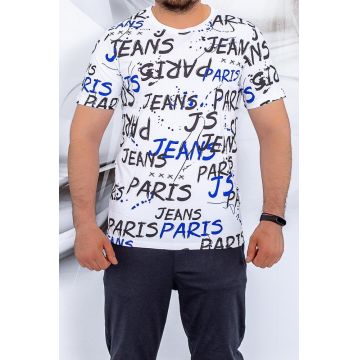 Tricou Barbati D172 Alb | Fashion