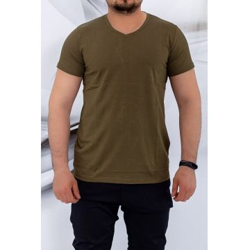 Tricou Barbati D237 Kaki | Fashion