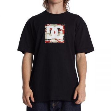 Tricou barbati DC Shoes Square Star Fill ADYZT04987-XKRC, L, Negru