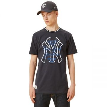 Tricou barbati New Era New York Yankees 12893157, S, Albastru