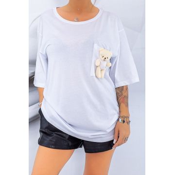 Tricou Dama 1824 Alb | Fashion