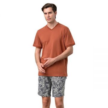 Tricou de barbati,Vamp 18713,XL,bumbac,portocaliu