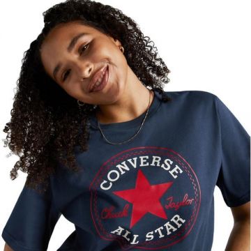 Tricou unisex Converse Chuck Patch Tee 10025459-410, M, Negru