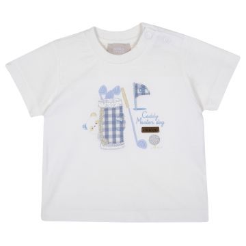 Tricou copii Chicco, alb, 06908