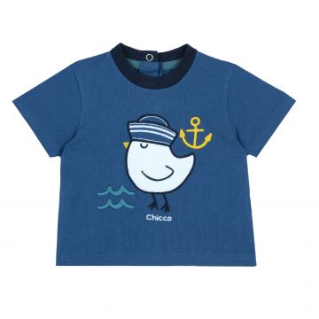 Tricou copii Chicco, albastru, 67668