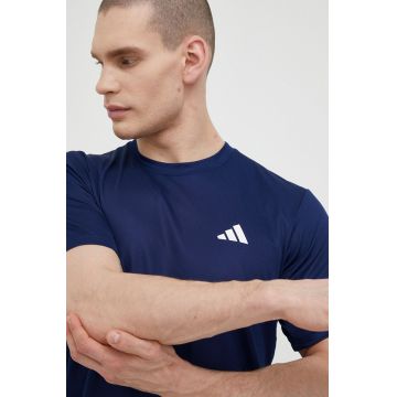 adidas Performance tricou de antrenament Train Essentials culoarea bleumarin, uni IC7429