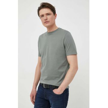 BOSS tricou din bumbac bărbați, culoarea negru, uni 50468347