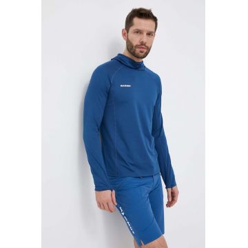 Mammut longsleeve sport Selun FL culoarea albastru marin, neted