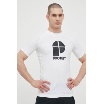 Protest tricou Prtcater barbati, culoarea alb, cu imprimeu