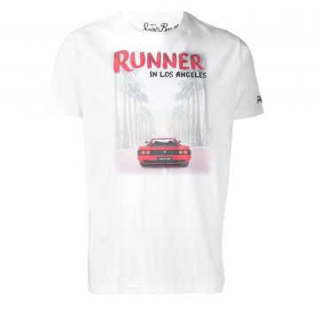 Man t-shirt red run l