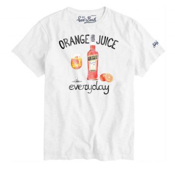 ORANGE EVERYDAY PRINT MAN T-SHIRT XXL