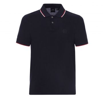 Polo shirt with contrast profiles l