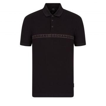 Polo shirt with logo lettering s