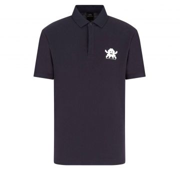 Printed polo shirt XL