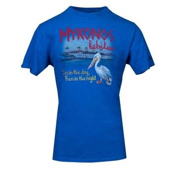 T-SHIRT MYKONOS PELICAN L