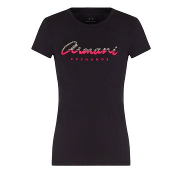 T-shirt with contrast lettering xs