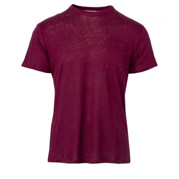 Ecstasea linen t-shirt with front pocket l