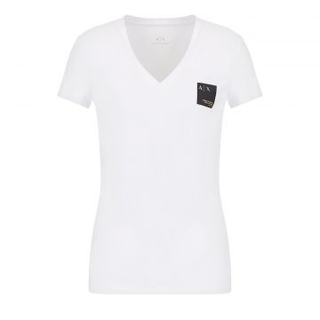 Milano new york v-neck slim fit t-shirt xs