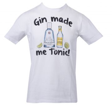 T-shirt men cotton classic me tonic m