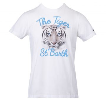 T-shirt men cotton classic tiger l