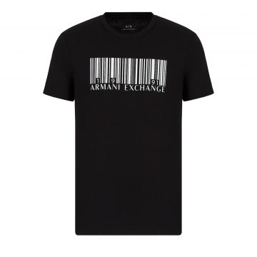 Cotton barcode slim fit t-shirt xl