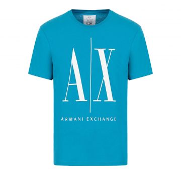 Logo t-shirt blue m