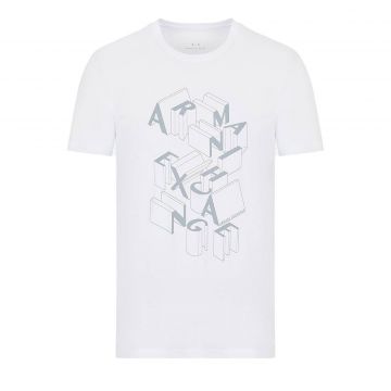 Man Cotton T-Shirt With Bike Print S