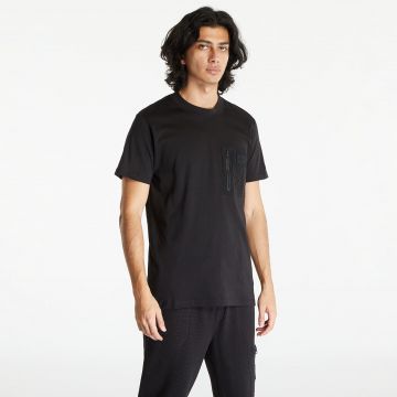 Tricou Calvin Klein Jeans Mix Media Short Sleeve Tee Black