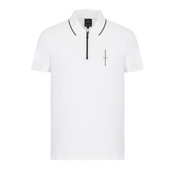 Organic cotton piquet polo shirt l