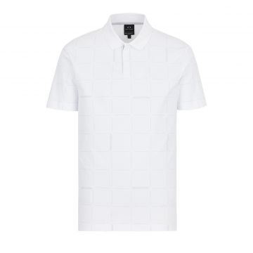 Organic cotton stretch polo shirt l