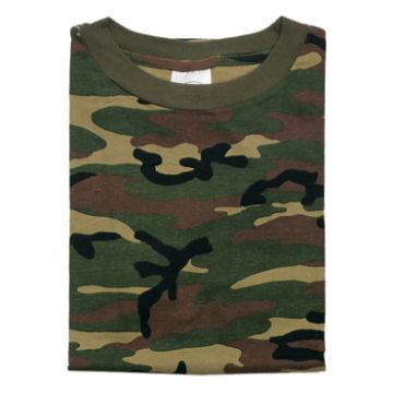 TRICOU DE CAMUFLAJ CU MANECA SCURTA WOODLAND