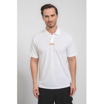 Tricou polo cu detaliu cu imprimeu logo Dalio