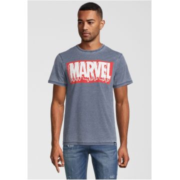 Tricou cu decolteu la baza gatului Marvel Slime Logo Vintage 4703