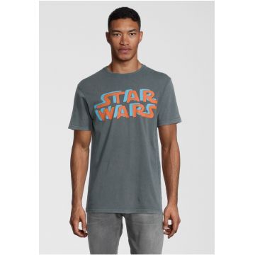 Tricou cu imprimeu contrastant Star Wars