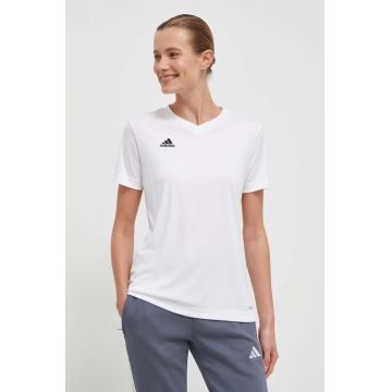 adidas Performance tricou de antrenament Entrada 22 culoarea alb HC5074