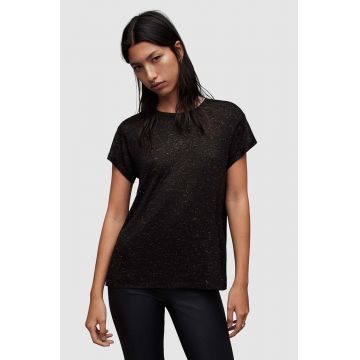 AllSaints tricou Anna femei, culoarea negru