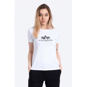 Alpha Industries tricou din bumbac culoarea alb 196051.09-white