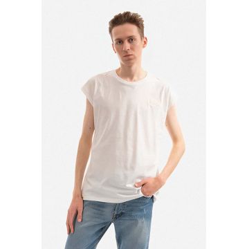 Alpha Industries tricou din bumbac culoarea alb, uni 118530.626-white