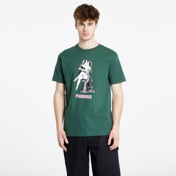 Tricou PLEASURES French Kiss T-Shirt Hunter Green