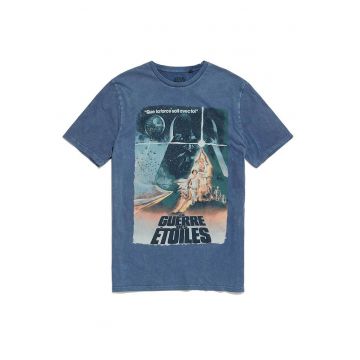 Tricou cu imprimeu grafic Vintage Star Wars French Poster 5359