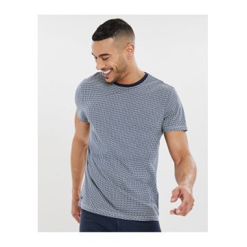 Tricou cu model geometric Cyrice 7175