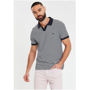 Tricou polo cu model in dungi Domino 7147