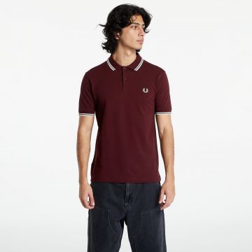 Tricou FRED PERRY Twin Tipped Fred Perry Shirt Oxblood