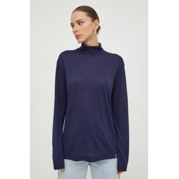 G-Star Raw longsleeve femei, cu turtleneck