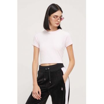 Juicy Couture tricou femei, culoarea roz